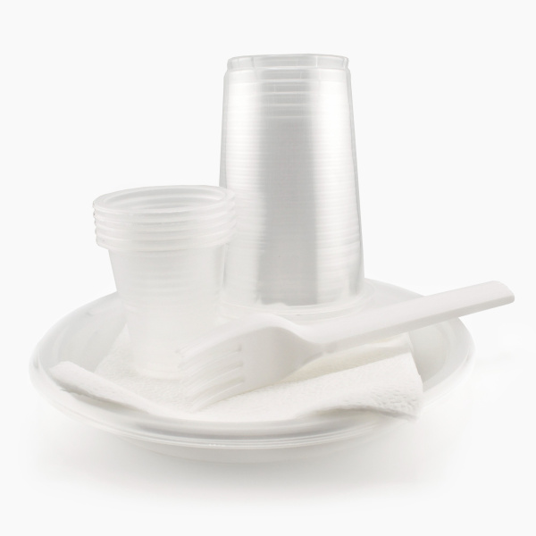 Набор пластиковой посуды ОХОТНИК 5 шт